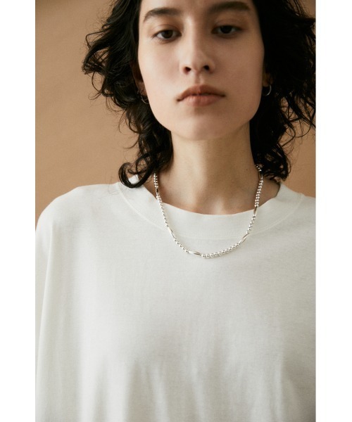 BLACK BY MOUSSY（ブラックバイマウジー）の「supima cotton long one-piece（ワンピース・レディース・ブラウン/ホワイト/グレー・FREE）」の12枚目の写真