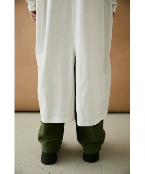 BLACK BY MOUSSY（ブラックバイマウジー）の「supima cotton long one-piece（ワンピース・レディース・ブラウン/ホワイト/グレー・FREE）」の9枚目の写真