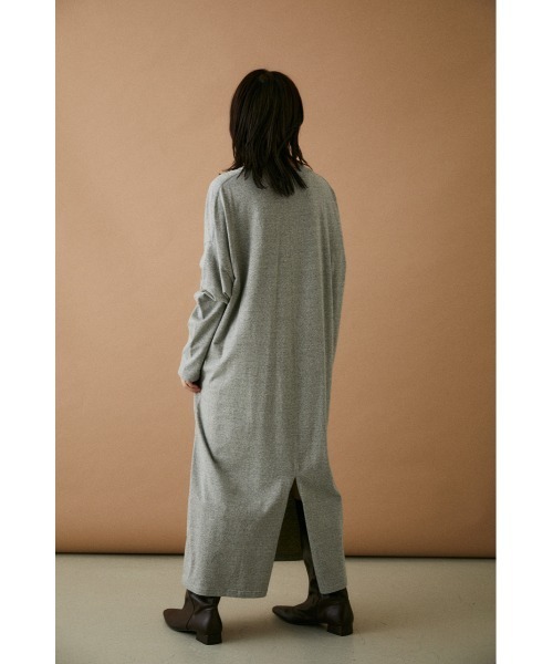 BLACK BY MOUSSY（ブラックバイマウジー）の「supima cotton long one-piece（ワンピース・レディース・ブラウン/ホワイト/グレー・FREE）」の10枚目の写真