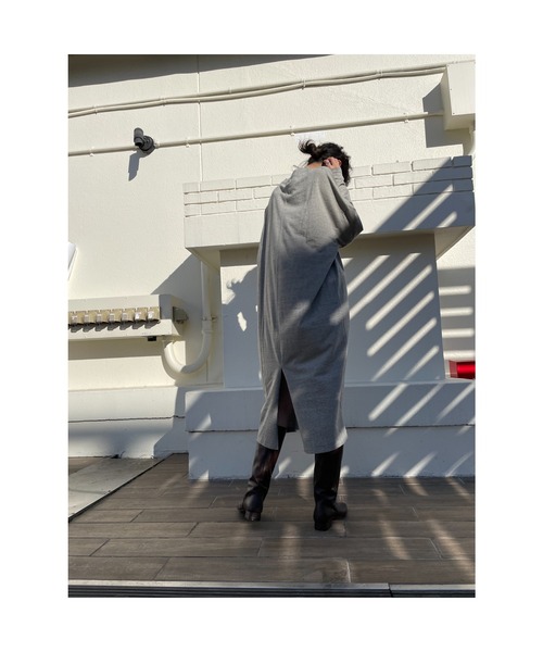 BLACK BY MOUSSY（ブラックバイマウジー）の「supima cotton long one-piece（ワンピース・レディース・ブラウン/ホワイト/グレー・FREE）」の14枚目の写真