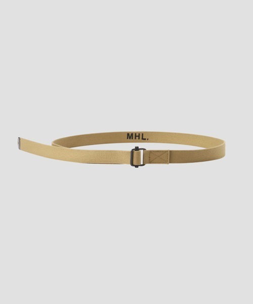 km3737！エムエイチエル MHL ミリタリーベルト NARROW MILITARY BELT（ベルト）｜MHL.（エムエイチエル）の