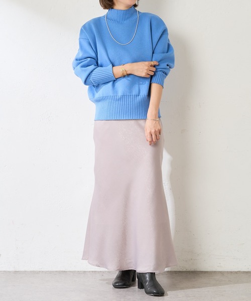 SHENERY（シーナリー）の「ハイウエストマーメイドスカート（スカート・レディース・ダークブラウン/グレー/ベージュ・38/36）」の8枚目の写真