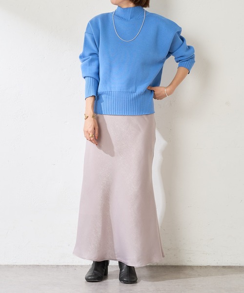 SHENERY（シーナリー）の「ハイウエストマーメイドスカート（スカート・レディース・ダークブラウン/グレー/ベージュ・38/36）」の9枚目の写真