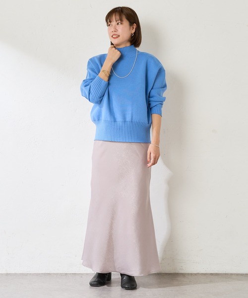 SHENERY（シーナリー）の「ハイウエストマーメイドスカート（スカート・レディース・ダークブラウン/グレー/ベージュ・38/36）」の12枚目の写真