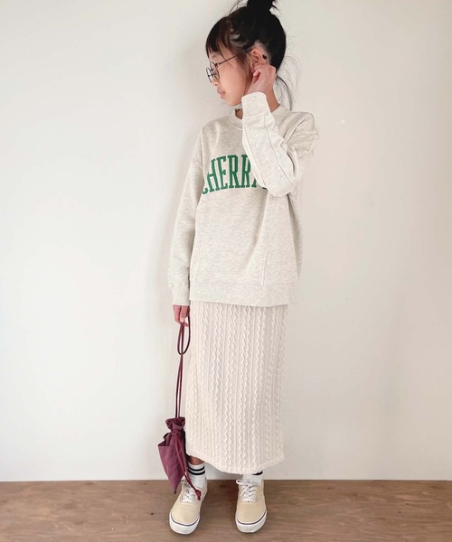 CIAOPANIC TYPY(チャオパニックティピー)の「□【KIDS】CHERRY PIEスウェット(スウェット・キッズ・ピンク/ブルー/アイボリー・SMALL/MEDIUM/LARGE/X-LARGE/XX-LARGE)」の19枚目の写真