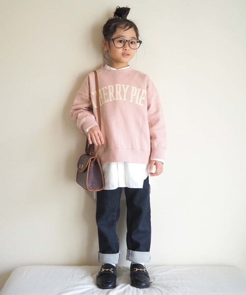 CIAOPANIC TYPY(チャオパニックティピー)の「□【KIDS】CHERRY PIEスウェット(スウェット・キッズ・ピンク/ブルー/アイボリー・SMALL/MEDIUM/LARGE/X-LARGE/XX-LARGE)」の15枚目の写真