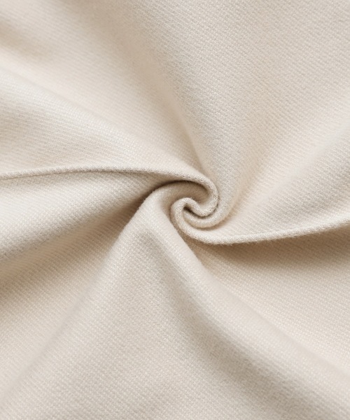 reca（レカ）の「センターシームセミフレア起毛パンツ（その他パンツ・レディース・ブラック/ライトベージュ・FREE）」の5枚目の写真