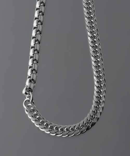 JIEDA(ジエダ)の「【JIEDA / ジエダ】SWITCHING CHAIN NECKLESS(ネックレス・メンズ・シルバー・FREE)」の1枚目の写真