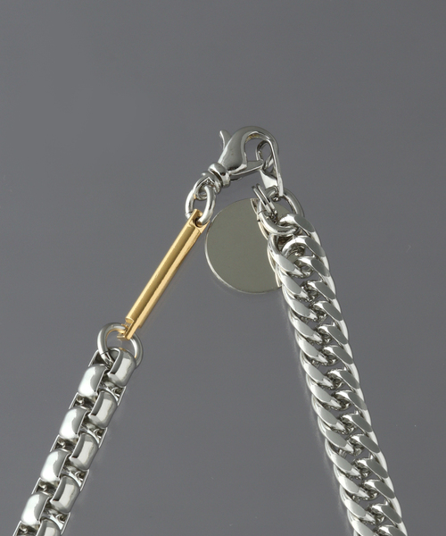 JIEDA(ジエダ)の「【JIEDA / ジエダ】SWITCHING CHAIN NECKLESS(ネックレス・メンズ・シルバー・FREE)」の9枚目の写真