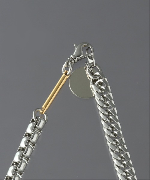 JIEDA(ジエダ)の「【JIEDA / ジエダ】SWITCHING CHAIN NECKLESS(ネックレス・メンズ・シルバー・FREE)」の3枚目の写真