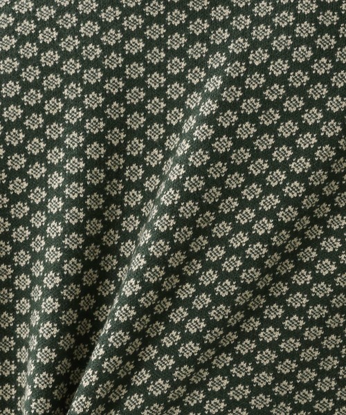 RAGEBLUE（レイジブルー）の「ジャガード柄ニットクルー/259697（ニット/セーター・メンズ・ブラック/パープル/グリーン・MEDIUM/LARGE）」の5枚目の写真