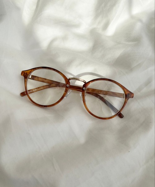 Me%(ミィパーセント)の「BASICメタルブリッジメガネ(メガネ・レディース・ダークブラウン/ブラック系その他/その他・FREE)」の2枚目の写真