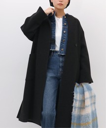 Simplicite | ツイードカルゼノーカラーコート◆(ノーカラーコート)