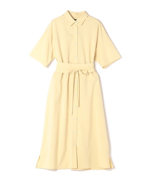 N.O.R.C by the line（ノークバイザライン）の「シルキーＴスリーブシャツワンピース（シャツワンピース・レディース・ブラック/カーキ/イエロー・S/M/L）」の16枚目の写真