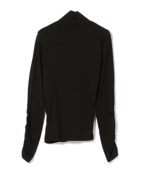 Ray BEAMS（レイビームス）の「Ray BEAMS / アシメ シャーリング ハイネック トップス（Tシャツ/カットソー・レディース・ホワイト/ブラック/サックスブルー・ONE SIZE）」の15枚目の写真