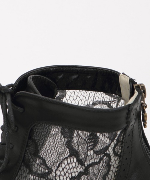 axes femme(アクシーズファム)の「チュールレースアップブーツ(ブーツ・レディース・ベージュ/キャメル/ブラック・MEDIUM/LARGE)」の19枚目の写真