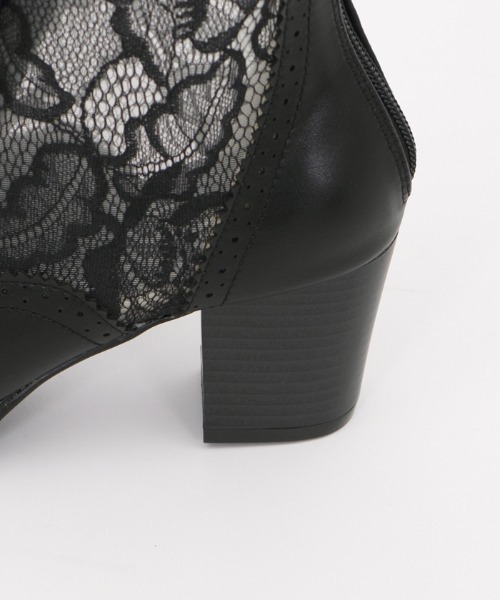 axes femme(アクシーズファム)の「チュールレースアップブーツ(ブーツ・レディース・ベージュ/キャメル/ブラック・MEDIUM/LARGE)」の20枚目の写真