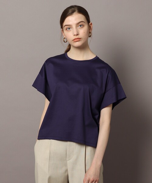 DRESSTERIOR　プレスコットン　Ｓ　パープル クラフトスタンダードブティック CRAFT STANDARD BOUTIQUE