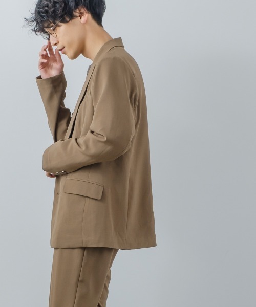 improves（インプローブス）の「ナチュラルストレッチ 2B ノッチドラペル テーラードジャケット セットアップ対応（テーラードジャケット・メンズ・チャコール/グリーン/ブラウン・MEDIUM/LARGE）」の17枚目の写真