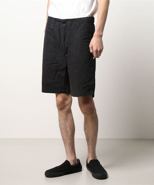 HOUSTON(ヒューストン)の「【HOUSTON】VINTAGE RIPSTOP FATIGUE SHORTS(その他パンツ・メンズ・ブラック/カーキ/ウッド/オリーブドラブ・SMALL/MEDIUM/LARGE/X-LARGE)」の1枚目の写真
