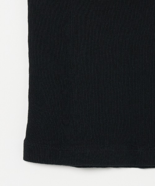 three dots(スリードッツ)の「コットン リブタンクトップ(タンクトップ・レディース・ベージュ系その他/ホワイト/ブラック/ブルー・SMALL/MEDIUM)」の11枚目の写真