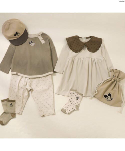 Disney（ディズニー）の「WEB限定 ディズニーキャラクターキャップ（キャップ・キッズ・ベージュ/アイボリー・50/54/58）」の3枚目の写真