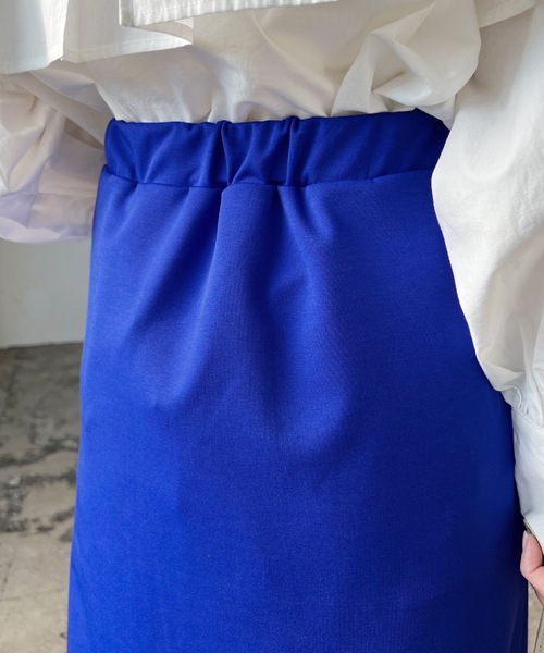 LIAN（リアン）の「ポンチロングスリットスカート（スカート・レディース・ブルー/ブラック/レッド/グリーン・FREE）」の11枚目の写真