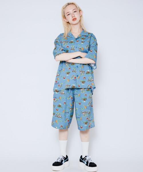 Candy Stripper(キャンディストリッパー)の「CANDY ISLAND HALF パンツ(その他パンツ・レディース・アイボリー/ブラック/ブルー・2)」の12枚目の写真
