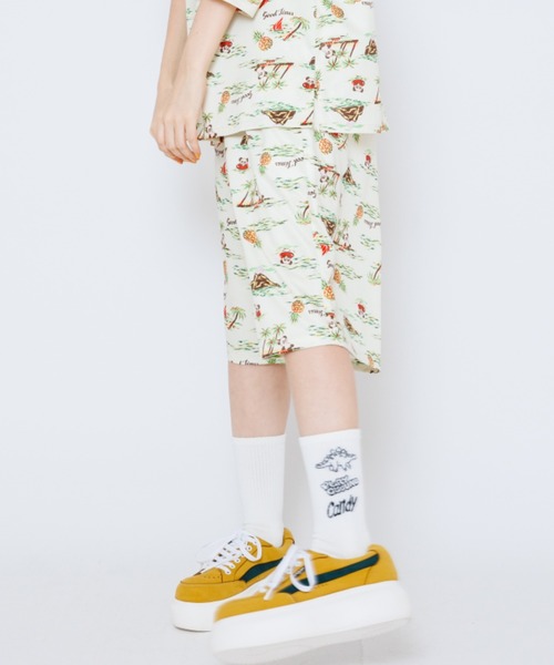 Candy Stripper(キャンディストリッパー)の「CANDY ISLAND HALF パンツ(その他パンツ・レディース・アイボリー/ブラック/ブルー・2)」の7枚目の写真