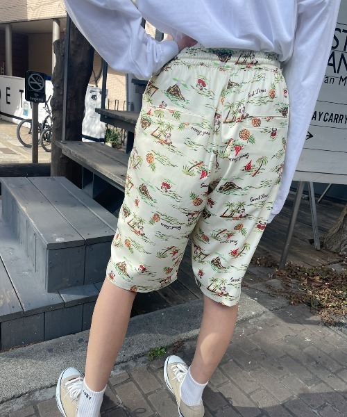 Candy Stripper(キャンディストリッパー)の「CANDY ISLAND HALF パンツ(その他パンツ・レディース・アイボリー/ブラック/ブルー・2)」の6枚目の写真