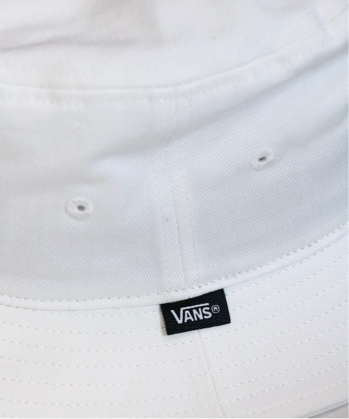VANS（バンズ）の「VANS/ヴァンズ VANS LOGO HATヴァンズロゴハット（ハット・メンズ・ホワイト/ネイビー・FREE）」の6枚目の写真