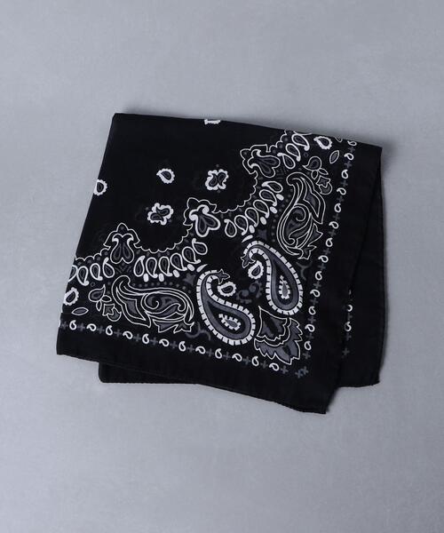 destin（デスティン）の「＜destin（デスティン）＞ バンダナ スカーフ（バンダナ/スカーフ・メンズ・ブラック/ベージュ/オリーブ・FREE）」の2枚目の写真