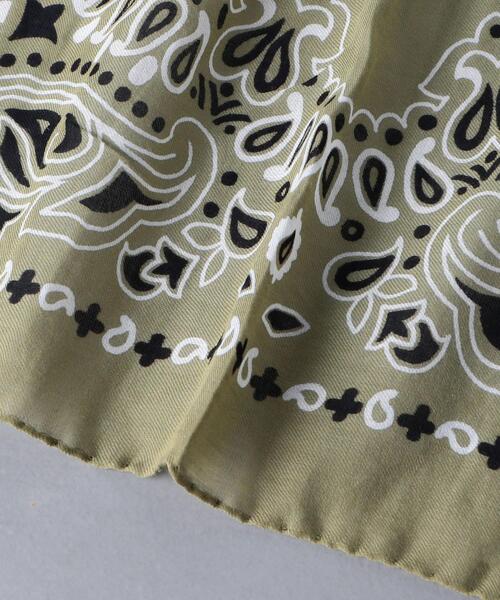 destin（デスティン）の「＜destin（デスティン）＞ バンダナ スカーフ（バンダナ/スカーフ・メンズ・ブラック/ベージュ/オリーブ・FREE）」の5枚目の写真