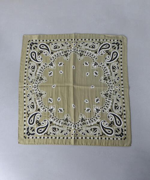 destin（デスティン）の「＜destin（デスティン）＞ バンダナ スカーフ（バンダナ/スカーフ・メンズ・ブラック/ベージュ/オリーブ・FREE）」の7枚目の写真