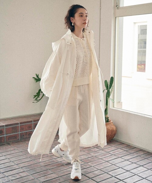 MATURED（マチュアード）の「【MATURED/マチュアード】メッシュニットポロプルオーバー（ニット/セーター・レディース・オフホワイト/イエロー・FREE）」の20枚目の写真