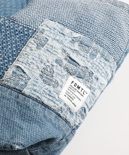 FDMTL(ファンダメンタル)の「FDMTL/ファンダメンタル/BORO PATCHWORK TOTE BAG MEDIUM(トートバッグ・メンズ・ブルー/その他4・FREE/F)」の5枚目の写真