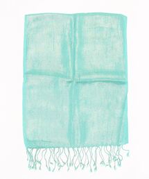 KU-CROISSANT | ブルーxゴールド　ストール Ｂ3248(ストール/ショール)