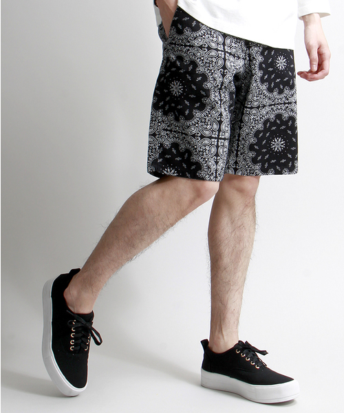 WEGO（ウィゴー）の「WEGO/パターンプリントショーツ（その他パンツ・メンズ・その他4/その他2/その他1/その他3/その他5・LARGE/SMALL/MEDIUM）」の3枚目の写真