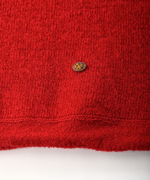 シェットランドストレッチニットの馬ショートベスト