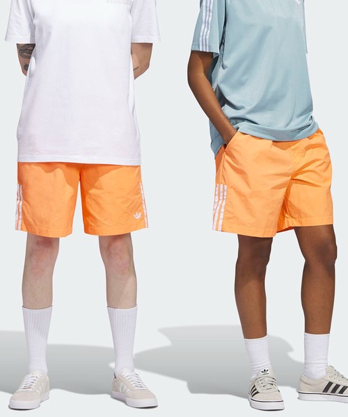 adidas（アディダス）の「スケートボーディング ウォーターショーツ（ジェンダーニュートラル） / ハーフパンツ / アディダスオリジナルス adidas Originals（その他パンツ・メンズ・スカイブルー/ブラック/イエロー/オレンジ/ブラック×ブラック/グレー/グリーン/ブラック×ホワイト・SMALL/MEDIUM/LARGE/X-LARGE/XX-LARGE/X-SMALL/XXX-LARGE）」の8枚目の写真