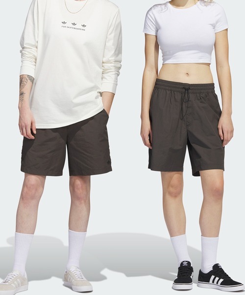 adidas（アディダス）の「スケートボーディング ウォーターショーツ（ジェンダーニュートラル） / ハーフパンツ / アディダスオリジナルス adidas Originals（その他パンツ・メンズ・スカイブルー/ブラック/イエロー/オレンジ/ブラック×ブラック/グレー/グリーン/ブラック×ホワイト・SMALL/MEDIUM/LARGE/X-LARGE/XX-LARGE/X-SMALL/XXX-LARGE）」の5枚目の写真