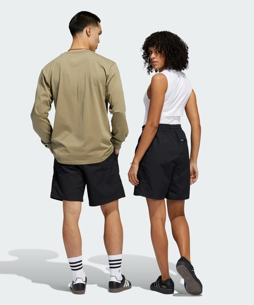 adidas（アディダス）の「スケートボーディング ウォーターショーツ（ジェンダーニュートラル） / ハーフパンツ / アディダスオリジナルス adidas Originals（その他パンツ・メンズ・スカイブルー/ブラック/イエロー/オレンジ/ブラック×ブラック/グレー/グリーン/ブラック×ホワイト・SMALL/MEDIUM/LARGE/X-LARGE/XX-LARGE/X-SMALL/XXX-LARGE）」の10枚目の写真