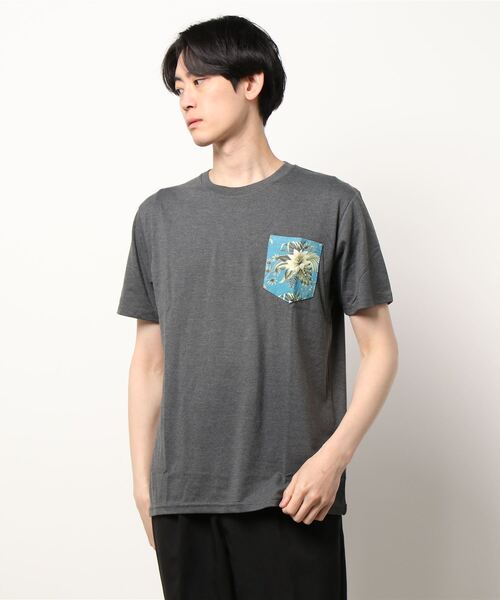 STYLEBLOCK(スタイルブロック)の「半袖ポケットTシャツ(Tシャツ/カットソー・メンズ・ホワイト/ブラック/パープル/ネイビー/ホワイト系その他/チャコール・LL/M/L)」の5枚目の写真