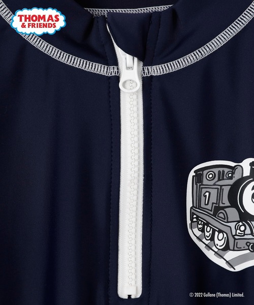 CIAOPANIC TYPY（チャオパニックティピー）の「【KIDS】【きかんしゃトーマス】コラボハーフジップラッシュガード（ラッシュガード・キッズ・ネイビー・80/110/100/90）」の9枚目の写真