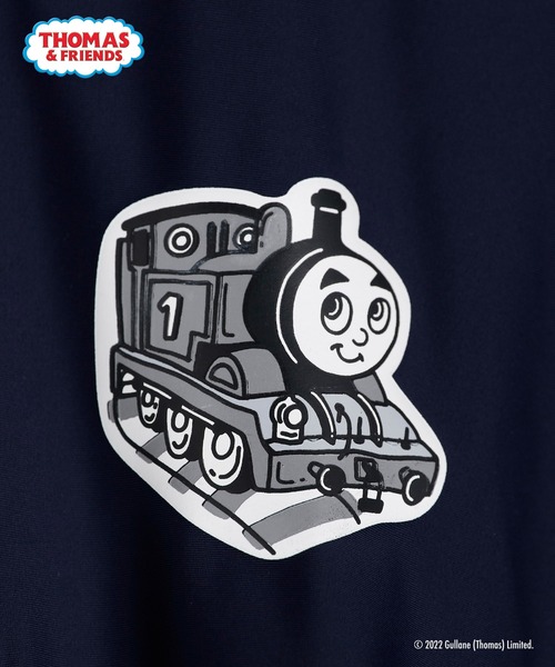 CIAOPANIC TYPY（チャオパニックティピー）の「【KIDS】【きかんしゃトーマス】コラボハーフジップラッシュガード（ラッシュガード・キッズ・ネイビー・80/110/100/90）」の10枚目の写真