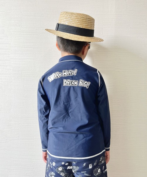 CIAOPANIC TYPY（チャオパニックティピー）の「【KIDS】【きかんしゃトーマス】コラボハーフジップラッシュガード（ラッシュガード・キッズ・ネイビー・80/110/100/90）」の4枚目の写真