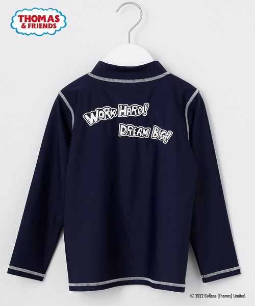 CIAOPANIC TYPY（チャオパニックティピー）の「【KIDS】【きかんしゃトーマス】コラボハーフジップラッシュガード（ラッシュガード・キッズ・ネイビー・80/110/100/90）」の12枚目の写真