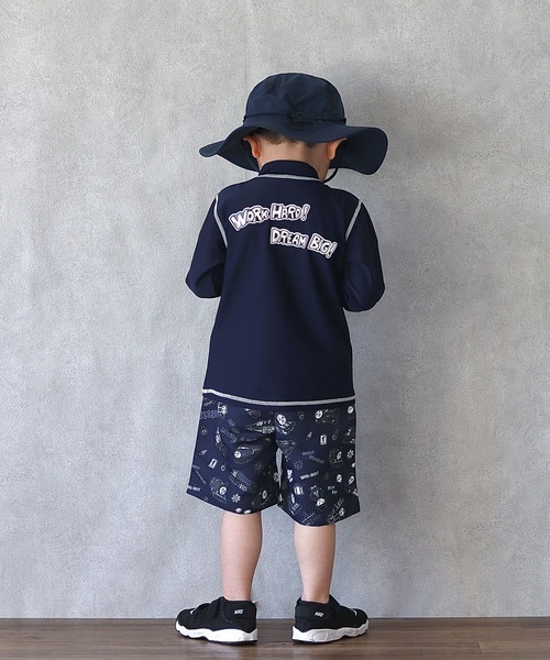 CIAOPANIC TYPY（チャオパニックティピー）の「【KIDS】【きかんしゃトーマス】コラボハーフジップラッシュガード（ラッシュガード・キッズ・ネイビー・80/110/100/90）」の17枚目の写真