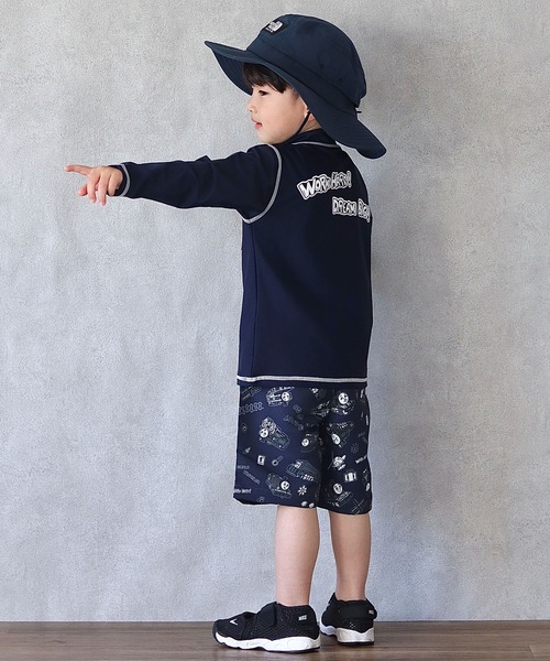 CIAOPANIC TYPY（チャオパニックティピー）の「【KIDS】【きかんしゃトーマス】コラボハーフジップラッシュガード（ラッシュガード・キッズ・ネイビー・80/110/100/90）」の19枚目の写真