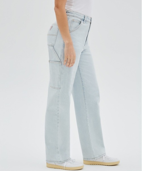 Guess（ゲス）の「GUESS Originals Venice Carpenter Denim Pants（デニムパンツ・レディース・ライトブルー・25inch/26inch/27inch/24inch）」の2枚目の写真